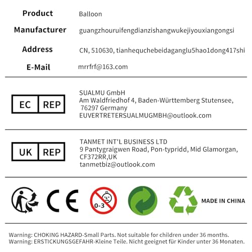 Foil Heart Balloons - 10 Black Heart Shaped Balloons, 18inch Metallic Foil for Valentines Day, Wedding, Birthday, Halloween Party