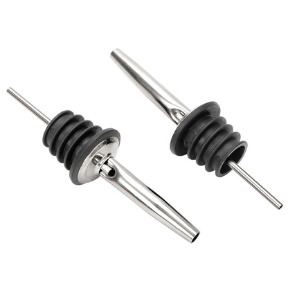 JBtek (12 Pack Stainless Steel Classic Bottle Pourers w/Tapered Spout