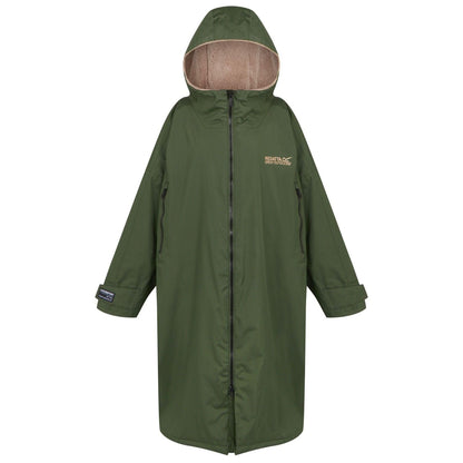 Regatta Mens Waterproof Robe Adults Dark Khaki S/M