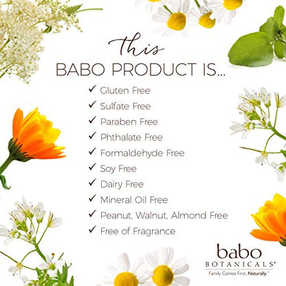Babo Botanicals Super Shield SPF 50 Stick Sunscreen - 70% Organic Ingredients - Natural Zinc Oxide - For all ages - NSF & MADE SAFE Certified - EWG Verified - Water Resistant - Fragrance-Free