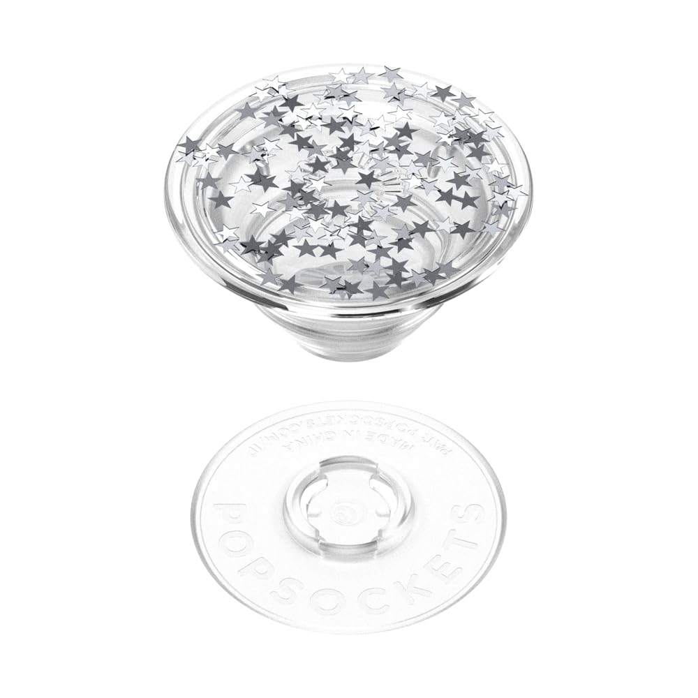 PopSockets Phone Grip with Expanding Kickstand, Adhesive Grip, Glitter PopGrip - Star Fire