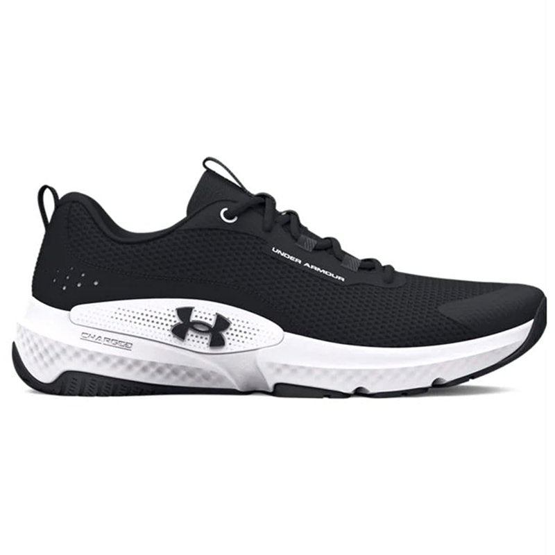 Under Armour Women's Dynamic Select, (001) Black/White/Black, 12, US