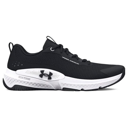 Under Armour Women's Dynamic Select, (001) Black/White/Black, 12, US