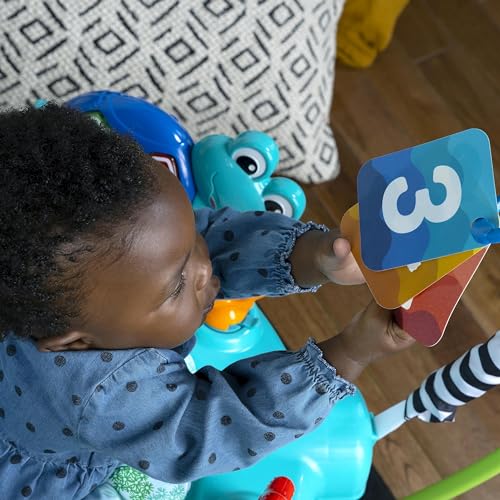 Baby Einstein, Ocean Explorers Curiosity Cove 2-in-1 Educational Activity Jumper and Floor Toy, Ages 6-12 Months
