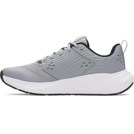Under Armour Men's Charged Commit Trainer 4, (035) Steel/White/White, 9.5, US
