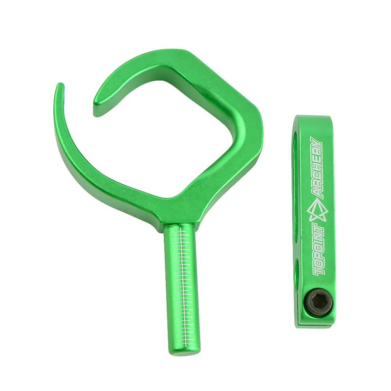 AMEYXGS Bowfishing Arrow Rest，semi-Closed frameanodized Aluminum (Green)