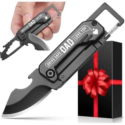 Gifts for Dad - Fathers Day Dad Gifts, Portable Tool - Fathers Day Dads Gift from Daughter, Son, Wife - Dads Birthday Gift, Christmas Dad's Presents for Husband, Stepdad, Men - Keychain Presents