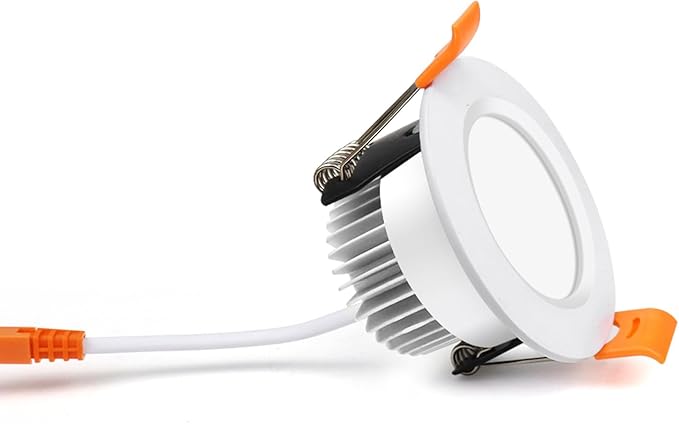 YGS-Tech 2 Inch LED Recessed Lighting, Dimmable Downlight 3W(35W Halogen Equivalent), CRI80, 4000K Natural White Ceiling Light with LED Driver (1 Pack)