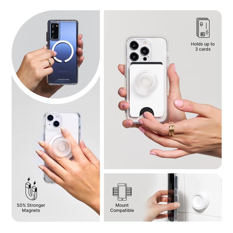 PopSockets Phone Grip for MagSafe with Kickstand, Magnetic Stand, Swappable Top, Secure Hold for iPhone MagSafe Cases, Phone & Tablet Grip, Beetlejuice - Beetlejuice Drip