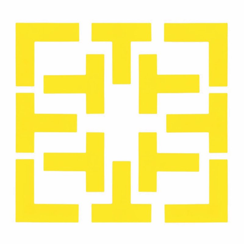 Champion Sports Rhino Pickleball Court Boundary Marker Set, Yellow
