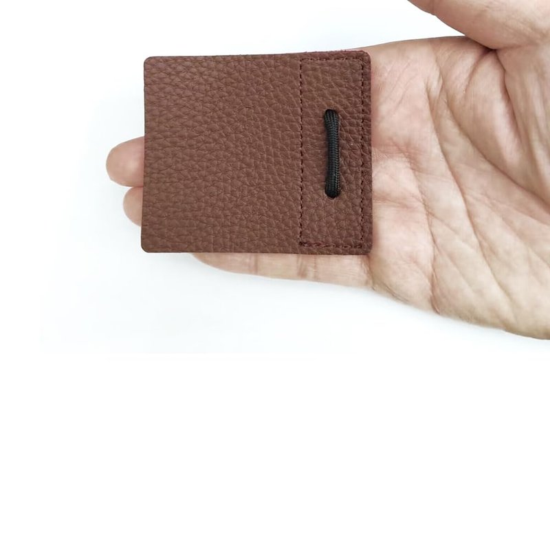 Windfulogo Square Leather Archery Finger Tab Long Bow Hand Protector for Right Hand Brown