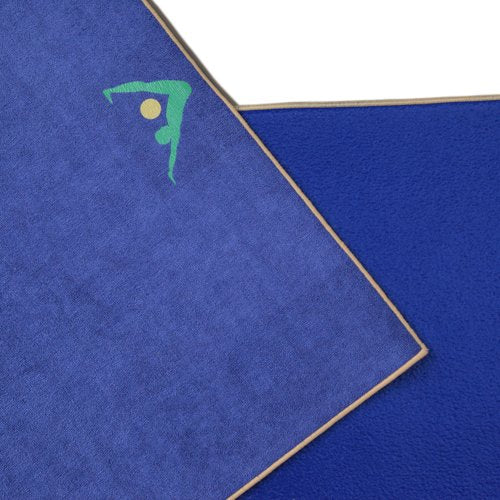 AURORAE Synergy 2in1 Hot Yoga Mat with integrated Non Slip Microfiber Towel. No Slipping No Bunching/Odor Patent Protected, Machine Washable