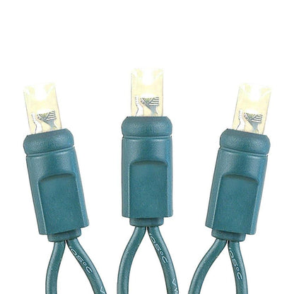 Novelty Lights 8.5 Foot 20 Light Mini LED Crafting Lights, Warm White LEDs on Green Wire, 24 Inch Lead, Non-Connectable Short Fairy Light String for Art Projects, Bottle Lights, Crafts