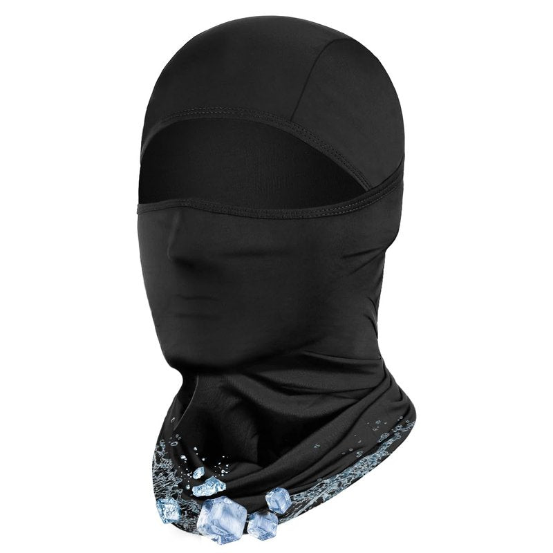 Achiou Ski Mask Balaclava Shiesty, Motorcycle Summer Ice Silk Thin Breathable UV Protection for Men Women