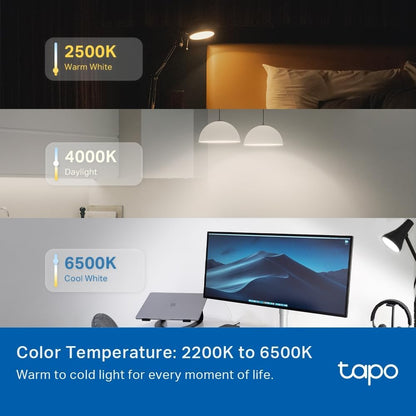Tapo L535B Smart Bulb, B22 Colour Changing Light Bulb, Alexa Light Bulbs, LED Light Bulb,Energy Monitoring, 8.6W Smart Light Bulb, Dimmable, Voice Control with Apple HomeKit, Alexa and Google