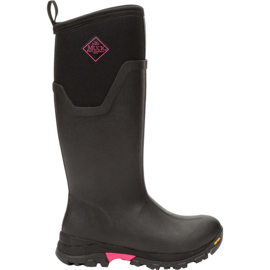 Women's Arctic Ice Tall Boot + Vibram Arctic Grip A.T., Black, Size 7(M)