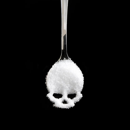 Suck UK Skull Teaspoon - Gothic Home Decor - Goth Gifts - Spooky Home Decor - Gothic Accessories - Sugar Spoon - Halloween Kitchen - Skull Kitchen - Spooky Coffee Slotted Spoon - Halloween Gifts
