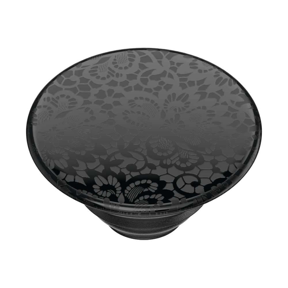 PopSockets Phone Grip with Expanding Kickstand, Adhesive Grip - Lace Noir