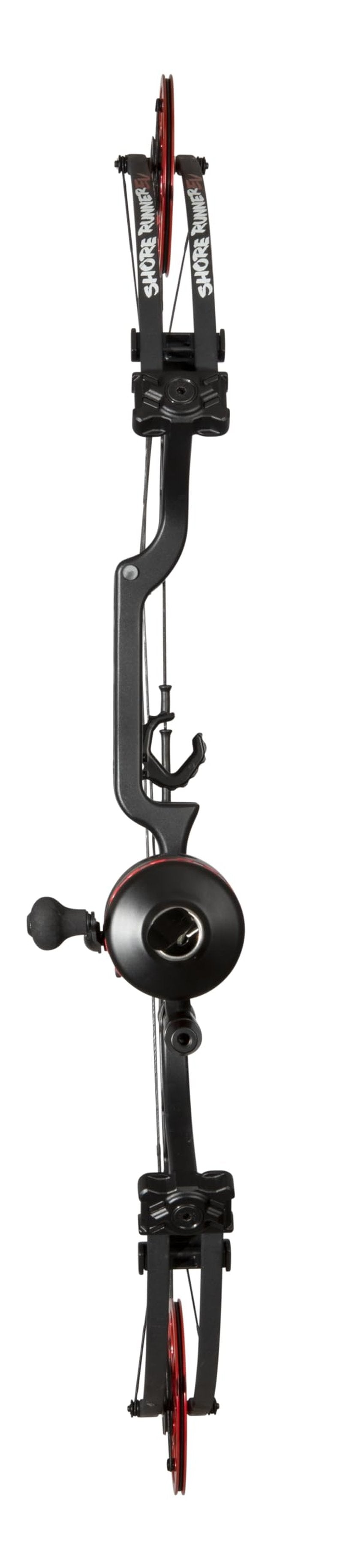Cajun Bowfishing Shore Runner EVS Bowfishing Bow with Spin Doctor Reel
