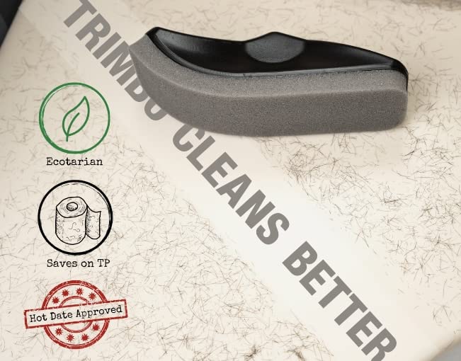 Beard Hair Catcher Sponge for Sink, Beard Bar for Cleaning Bathroom Sink, Egonomic Curved Beard Hair Remover, Clean Men's Hair Trimmings After Shave