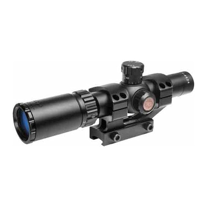 TRUGLO Tru-Brite 30 Series 1-6 x 24mm Tactical Hunting Shooting Durable Waterproof Fogproof Shock Resistant 30mm Aluminum Tube Dual-Color Illuminated Reticle Riflescope Flip-Up Lens Caps Included