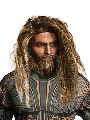 Rubies DC Aquaman and The Lost Kingdom: Aquaman Wig & Beard Set for Adults, Men's One Size