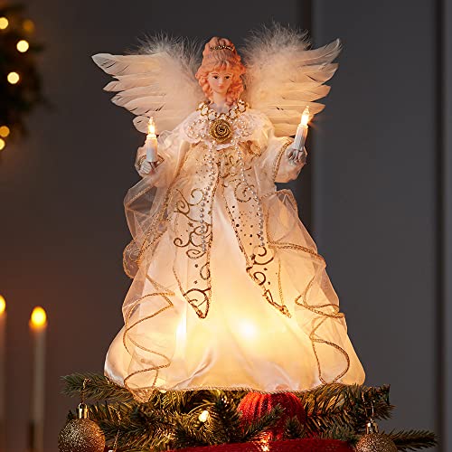 Kurt S. Adler UL2146 Illuminated Angel Treetop