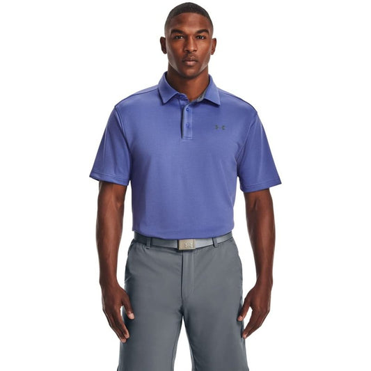 Under Armour Men's Tech Golf Polo, Starlight (561)/Pitch Gray, Large