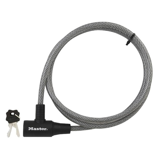 Master Lock Bike Cable Lock, Keyed Bike Lock, 6 ft. Long, 8154DPF