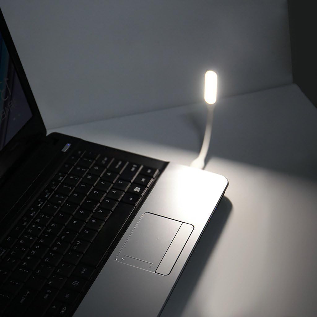 Mini USB Light for Keyboard, LED Laptop Computer Light, Flexible USB Lamp for Notebook PC, Adjustable Gooseneck Reading Lamp, LED Lighting Source