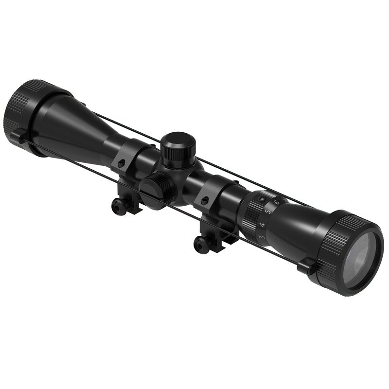 FITSAFE 3-9x40 Rifle Scope|Reticle Crosshair Scope with 20mm Picatinny Mounts|Aluminum 1 Inch Tube|Lightweight Hunting Scope