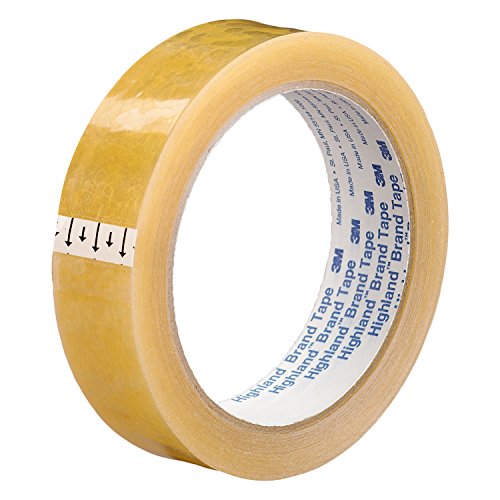 3M Highland Transparent Tape 5910 Clear, 1 in x 2592 in (Pack of 1)