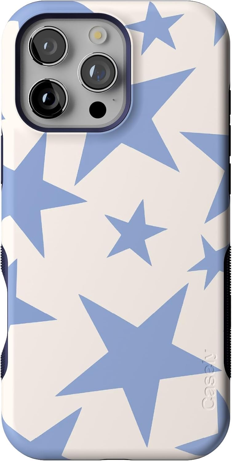 Casely iPhone 16 Pro Case | Fit Check | Neutral Checkerboard | Compatible with MagSafe | Bold Protective Design