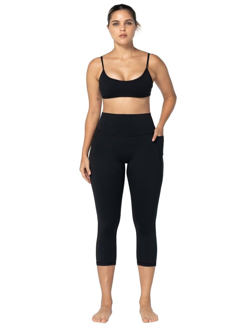 Sunzel Invisible Butt Scrunch Workout Leggings with Pockets for Women, No Front Seam Booty Gym Yoga Pants with Tummy Control 28" Forest Green Large