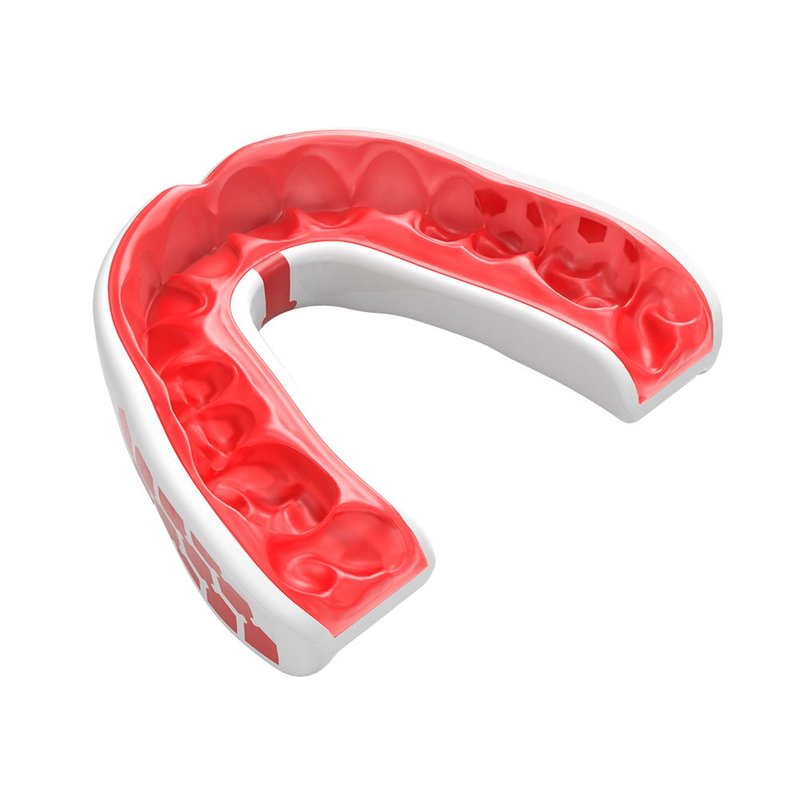 Shock Doctor Gel Max Convertible Strap or Strapless Sport Anti-Grinding, Anti-Clench Football, Basketball, Weightlifting, MMA, Boxing, Krav MAGA Mouthguard, El Protectar Bucal Power Carbon