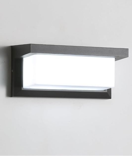 Outdoor Wall Sconce Light 20w Exterior Light Fixtures 2000Lm 6500K LED Porch & Patio Lamps Wall Mount IP65 Waterproof for House Outside Front Door