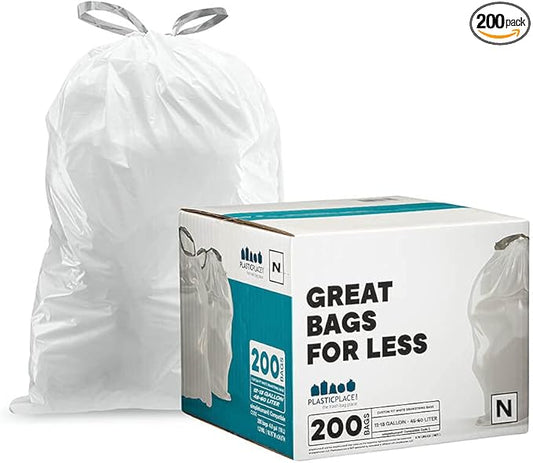Plasticplace Custom Fit Trash Bags | Compatible