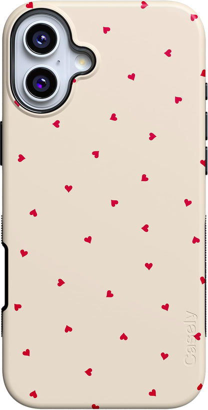 Casely iPhone 16 Case | Nantucket Cottage | Blue Hydrangea | Compatible with MagSafe | Bold Protective Design