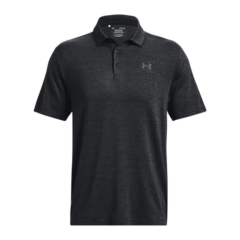 Under Armour Men's Playoff Polo 3.0, (001) Black/Jet Gray/Black, Large