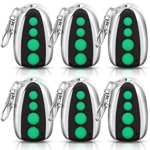 Kingdder 6 Pcs Garage Door Remote Compatible with M12 Garage Opener Transmitter for Automatic Swing Sliding Opener Security Door