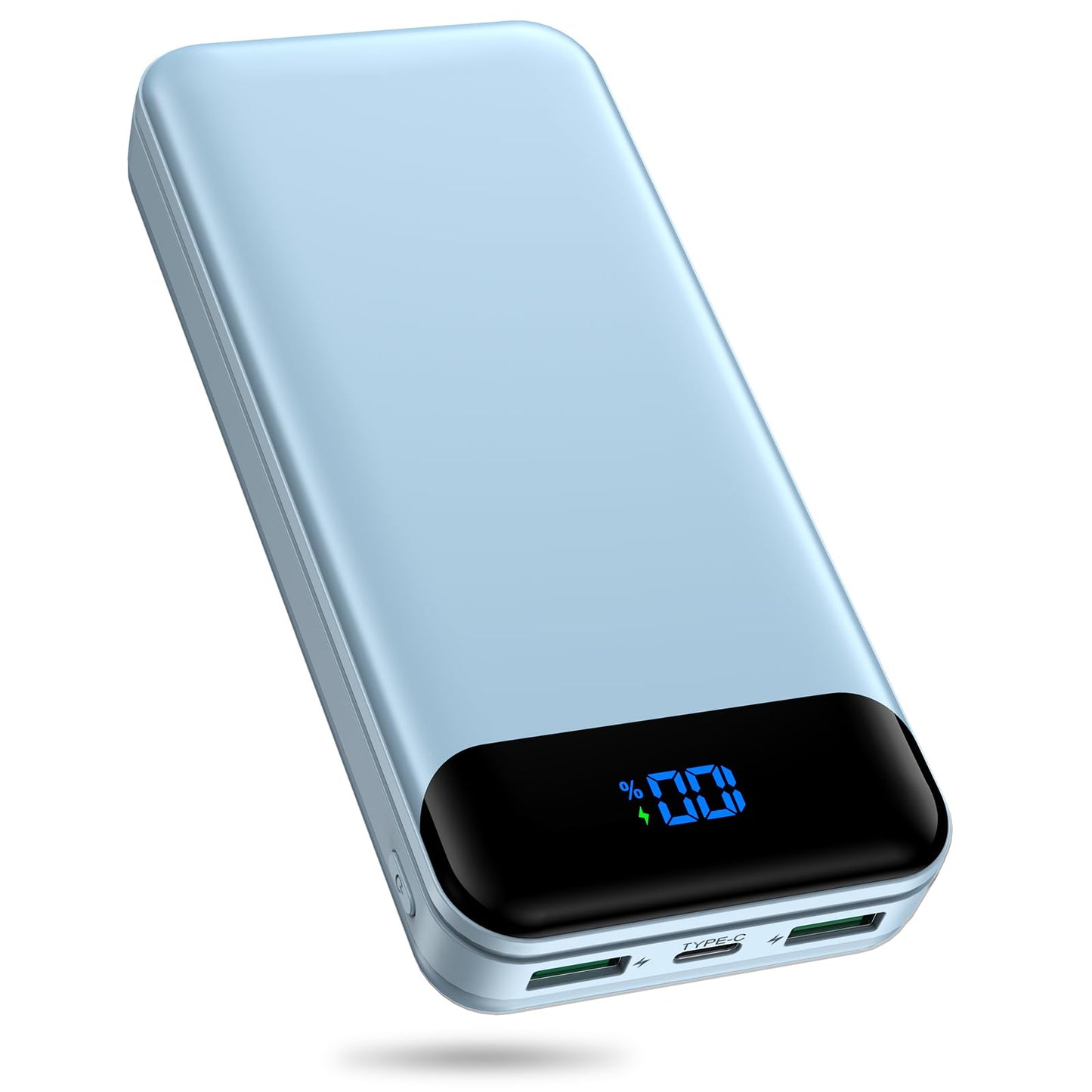 Portable Charger Power Bank 40000mAh Powerbank PD 30W and QC 4.0 Fast Charging External Battery Pack with USB-C LED 3 Outputs & 2 Inputs Portable Charging for iPhone 15 14 13 pro, Samsung