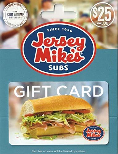 Jersey Mike's Gift Card $25