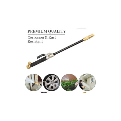 Hicks Ridge Garden Hose Nozzle Sprayer - Heavy Duty High Power Water Wand - Pressure Washer Gun Attachment - Garden Hose Jet Nozzle