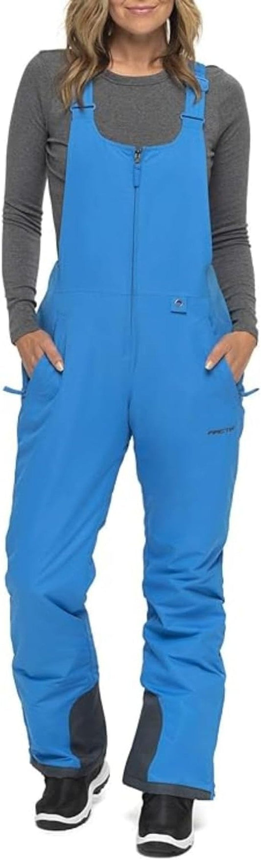 Insulated Ski Bibs for Women - Water Resistant Snow Pants for Skiing & Snowboarding | Comfortable Fit