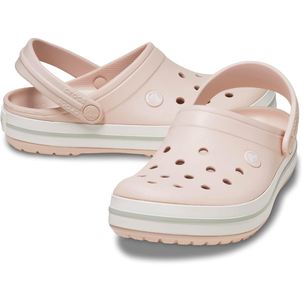 Crocs Unisex Crocband Clogs, Quartz, 5 UK Men/ 6 UK Women
