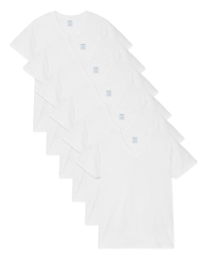 Gildan Men's V-Neck T-Shirts Multipack, 6-Pack