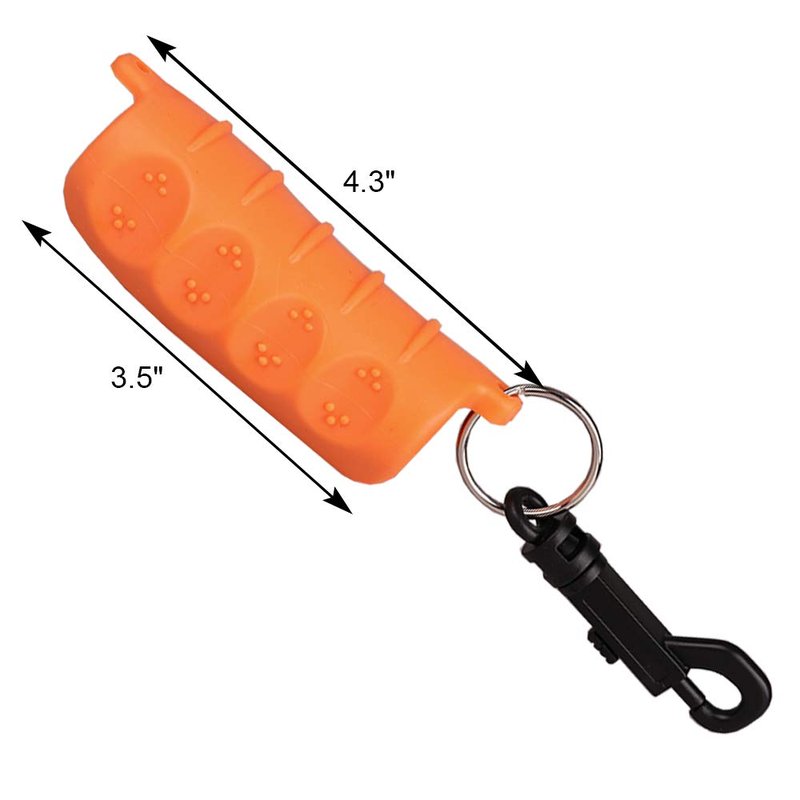 KRATARC Archery Arrow Puller Target Remover Gripper with Belt Clip (Orange-4pcs)