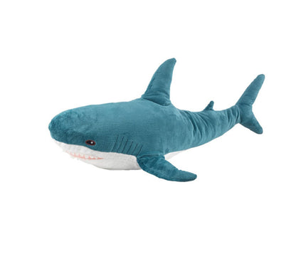 DongAi Plush Shark Toy Pillow, 31-inch Giant Shark Plush Animal Toy Super Soft and Cute Pillow Children’s Boys and Girls Room Decoration Bedtime Gift (Blue, 31 inches)