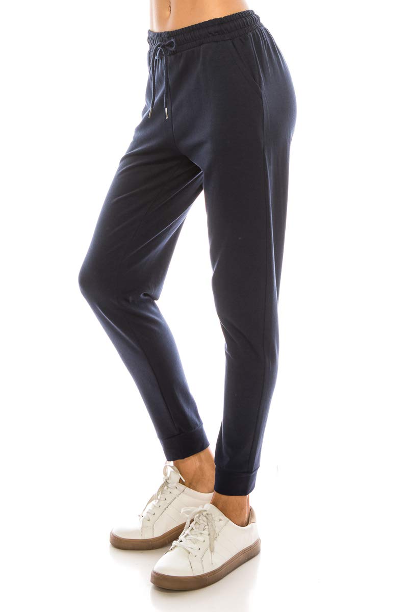 Women's Soft Fleece Jogger Pants Drawstring Pockets Premium Warm Track Sweatpants