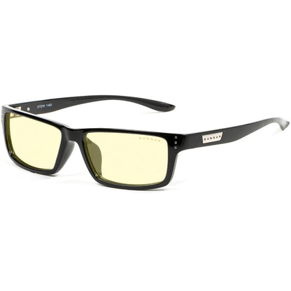 GUNNAR Premium Computer and Gaming Glasses For Men & Women - Advanced Blue Light Blocking Lens Technology For Eye Strain Relief and Anti Fatigue - Riot Amber Tinted Gaming Glasses